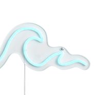 Lampada-da-parete-al-neon-blu-con-LED---Wave