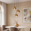 Art-Deco-Pendelleuchte-schwarz-mit-goldfarbenem-Glas-rund-3-flammig---Pallon