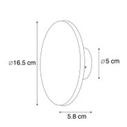 Design-Wandleuchte-grau-16,5-cm-inkl.-LED---Skyf