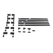 Sistema-de-calhas-de-iluminação-inteligente-preto-monofásico-com-10-luzes-incluindo-WiFi-GU10---Iconic-Jeana
