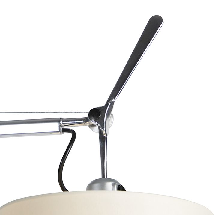 Floor lamp aluminum 285 cm - Artemide Tolomeo Mega Terra