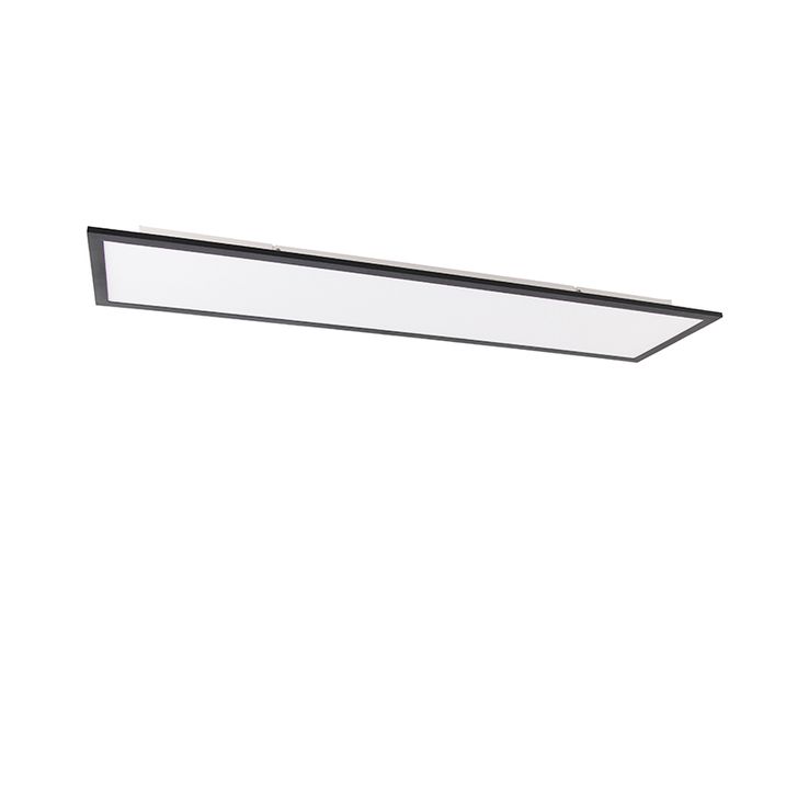 Modern LED Panel Black 120cm Incl. LED - Liv