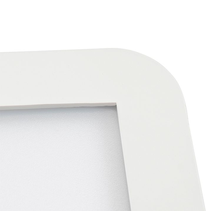 Stropní lampa bílá 17 cm vč. LED 3-stupňový stmívač IP44 - Steve