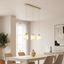Scandinavian-Pendant-Lamp-Beige-with-White-Glass-3-Lights---Wisp