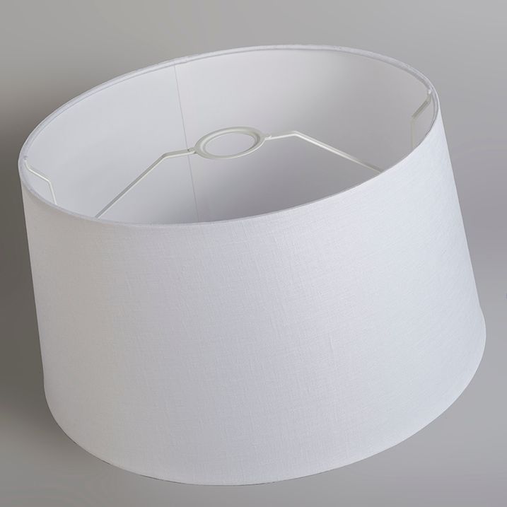 Suspension moderne en bronze avec abat-jour 45 cm blanc - Combi 1