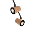 Takspotlight-svart-med-kork-skjerm-4-lys-justerbar---Corky