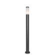 Moderne-buitenlamp-paal-donkergrijs-met-opaal-110-cm-IP44---Rox