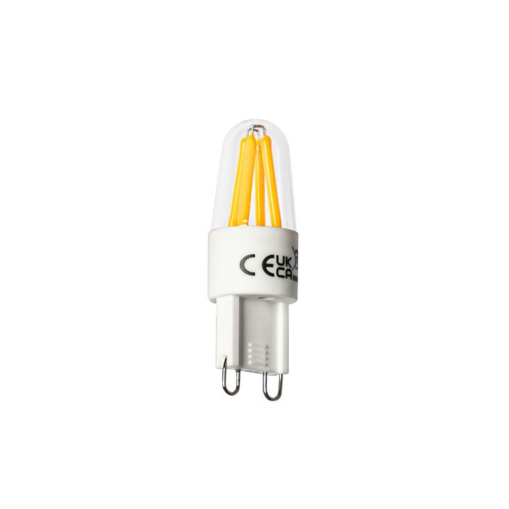 Sada 5 LED vláknových žiaroviek G9 1,8 W 170 lm 2300 K