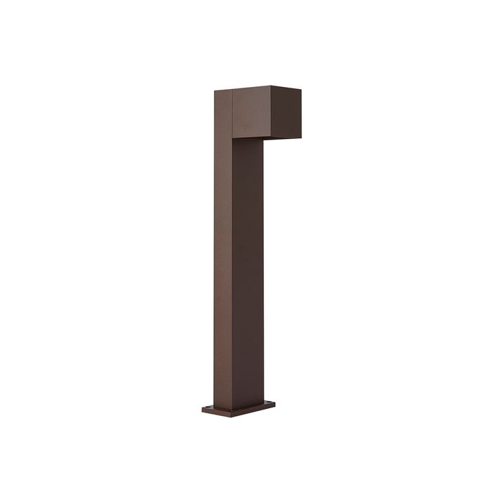 Lámpara de exterior marrón óxido de 65 cm con LED IP64, luz tenue y solar - Charlene