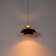Moderna-okrugla-viseća-lampa-crna-sa-zlatom-3-slojna---Titus