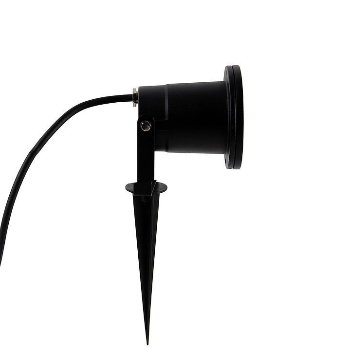 Moderner Smart-Strahler schwarz mit Kabel und Stecker 200cm inkl. WiFi GU10 IP65 - Basic