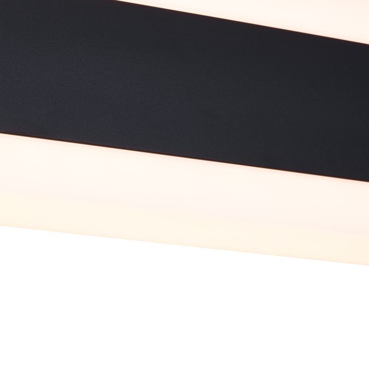 Moderna stenska svetilka črna CCT 60cm vklj. LED IP54 - Vanya