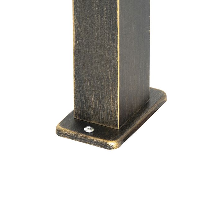 Industrial Outdoor Standing Lamp Antique Gold 65 cm IP44 - Baleno