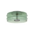 Plafonnier-design-couleur-canon-de-fusil-avec-verre-vert-incluant-LED-à-intensité-variable-en-3 étapes---Meadow