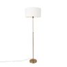 Állólámpa állítható bronz árnyékolóval fehér 50 cm - Parte