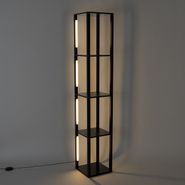 Design-állólámpa-fekete,-beépített-LED-del,-3-fokozatban-dimmelhető---Tianna