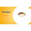 Plafonnier-scandinave-en-bois-30cm-LED-incluse-et-dimmable---Pecker