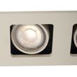 Set-of-6-Modern-Recessed-Spotlights-Beige-GU10-50mm-Adjustable-2-Lights---Qure