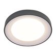 Nowoczesna-lampa-sufitowa-szara-z-białym-wykończeniem-38-cm-z-LED-z-funkcją-ściemniania-RGB---Kanton