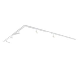 Moderne skinnesystem med 5 spots hvid 1-faset GU10 35mm - Iconic Jeana Luxe