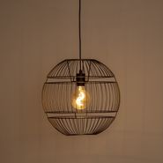 Mūsdienu-piekaramā-lampa-melna-38-cm---Sphaera