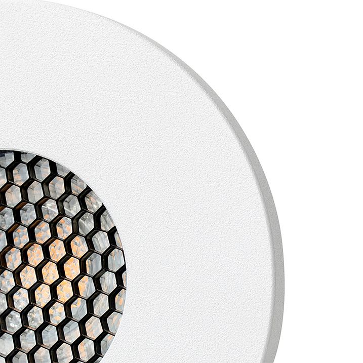 Modern Bathroom Recessed Spot White IP54 - Shed Honey