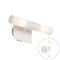 Aplique de pared moderno blanco IP44 2 luces - Bath