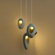 Japandi-Pendant-Lamp-White-with-Organic-Light-Green-Shade-3-Light---Moonstone