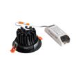 Zapustené-bodové-svietidlo-čierne-9,5-cm-vrátane-LED-1015-lm-stmievateľné-IP23---Gaius