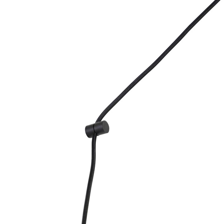 Cavalux Pendant Lamp: Black Fitting, Brown Shade with White Interior, and Plug - 31.5cm