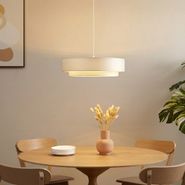 Modern-függőlámpa-fehér-50cm-3-Light---Drum-Duo