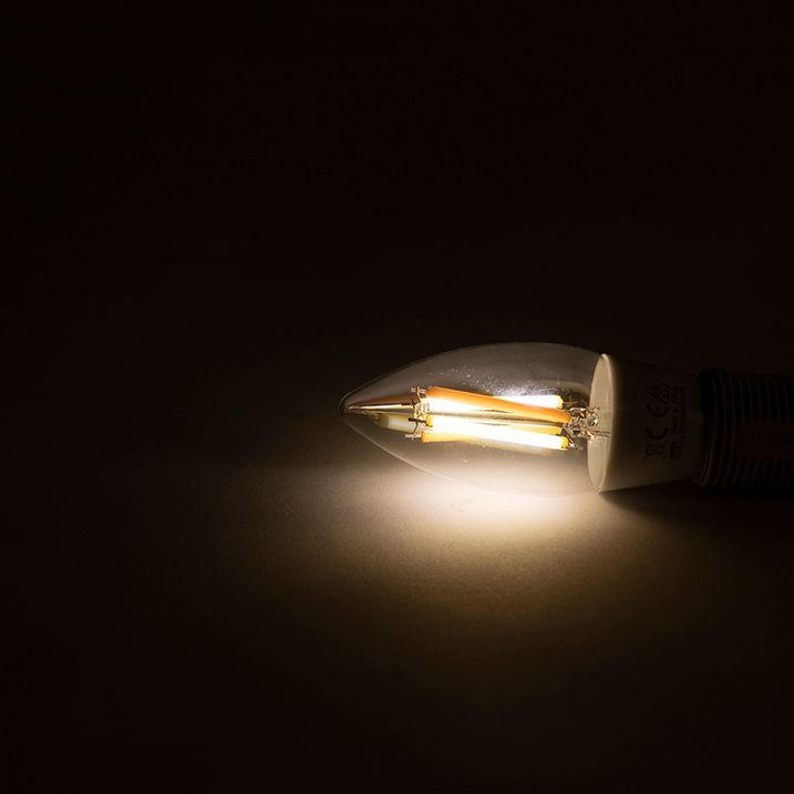 Smart E14 dimbare LED lamp B35 4,5W 450 lm 1800-3000K
