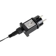 Karácsonyi-fali-lámpa-fekete-XMAS-LED-del,-időzítővel-IP44---Yoro