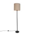 Modern-állólámpa-fekete-bézs-buklé-árnyékolóval-40-cm---Simplo