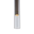 Sistem-de-iluminat-pe-șină-modern-negru-cu-6-spoturi-și-4-lumini-suspendate-bronz-închis-monofazat---Slimline-Uzzy-Loyce