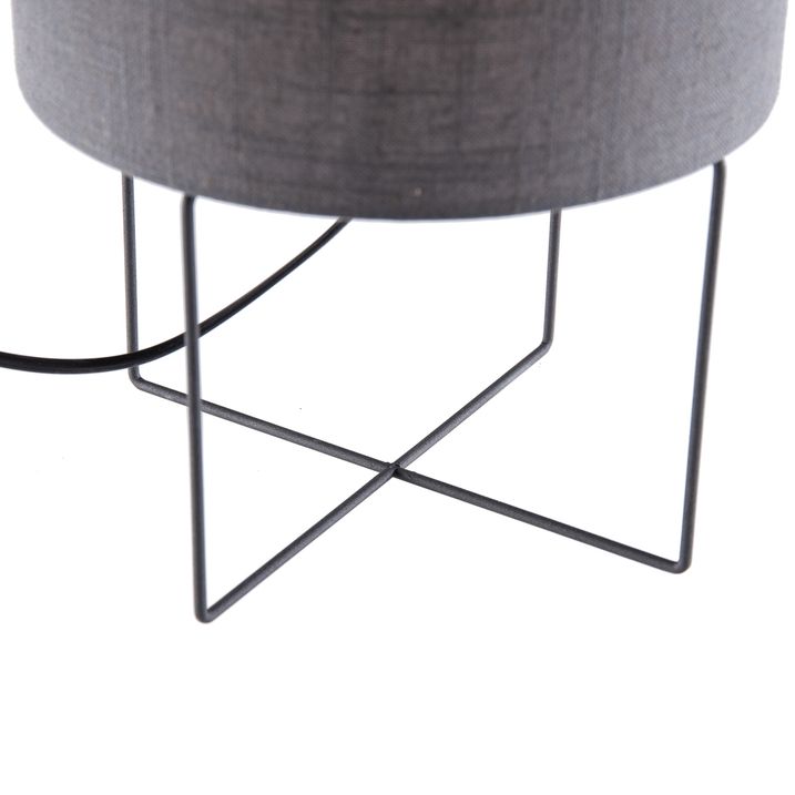 Lampe de table moderne grise - Hina