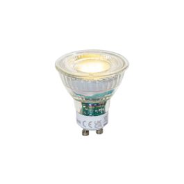 Lampadina LED GU10 50mm dimmerabile trasparente 2,5W 450 lm 3000K