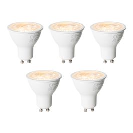 Sada 5 GU10 3-krokových stmívatelných LED žárovek 6W 430 lm 2000 - 6000K