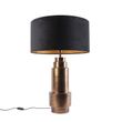 Stolní-lampa-v-art-deco-stylu-bronzová-s-kašírovaným-stínítkem-černým-se-zlatem-50-cm---Bruut