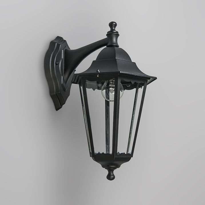 Klasična vanjska zidna lampa crna IP44 - New Orleans Down