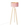 Stojací-lampa-stojan-dřevěný-s-růžovým-sametovým-stínítkem-50-cm---Puros