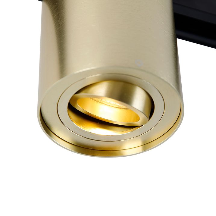 Moderne 1-fase railspot goud - Iconic Rondoo Up