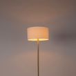 Gulvlampe-messing-med-hvid-skærm-50-cm---Simplo