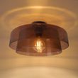 Bloom-Retro-Ceiling-Lamp-with-Double-Amber-Glass-in-Brown