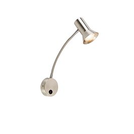 Aplique de pared de acero con brazo flexible - Karin flex