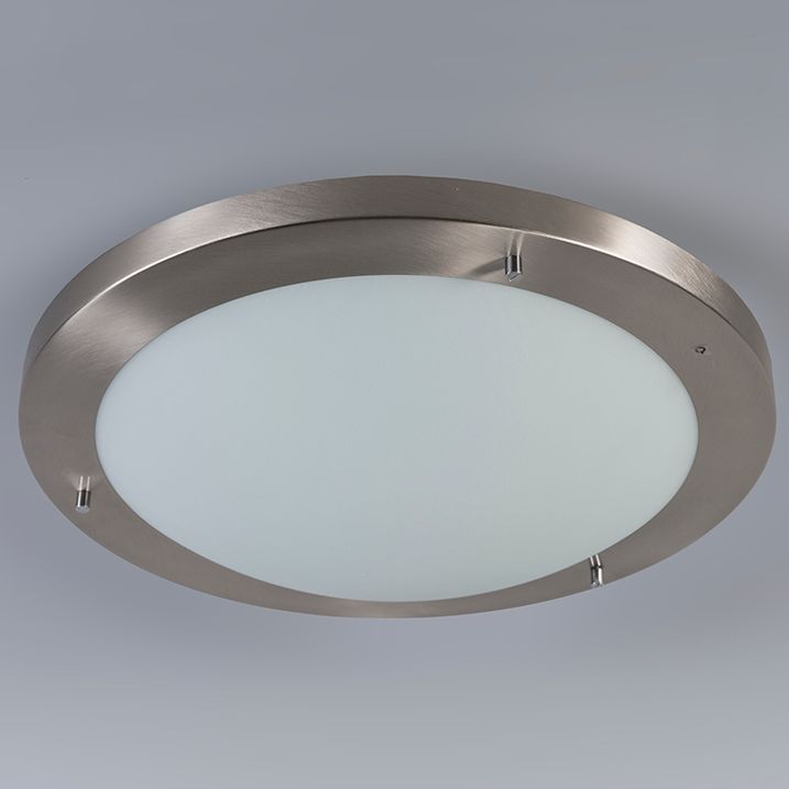 Modern mennyezeti lámpa acél 41 cm IP44 - Yuma