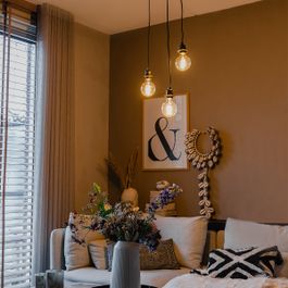 Industriële hanglamp zwart 3-lichts - Cava