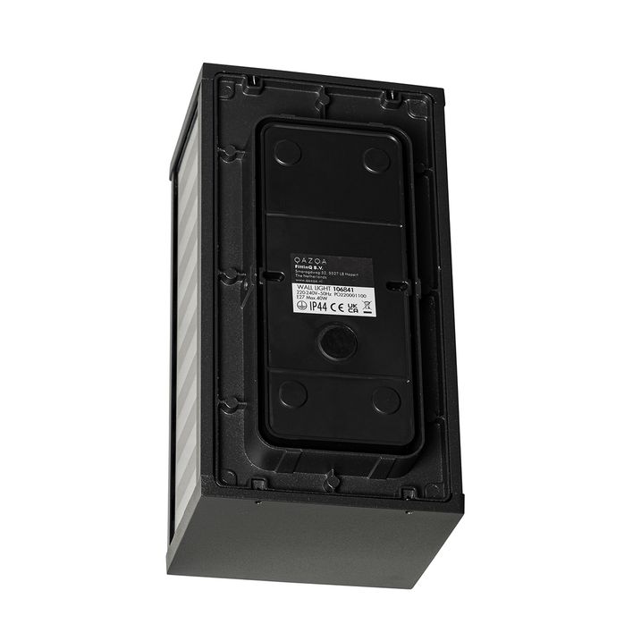 Lampa de perete exterioara moderna neagra 26 cm IP44 - Reims
