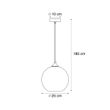 Candeeiro-suspenso-Art-Deco-preto-com-vidro-fumado---Wallace