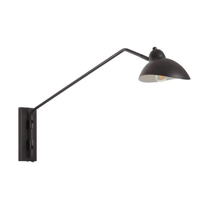 Scandinavische wandlamp zwart - Sauf